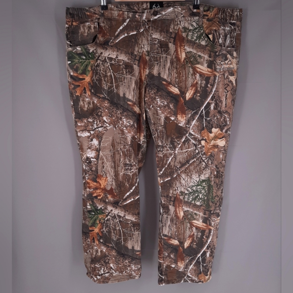 NEW Realtree Edge Camo Hunting Pants Men's Size 2XL Outdoors Straight Leg